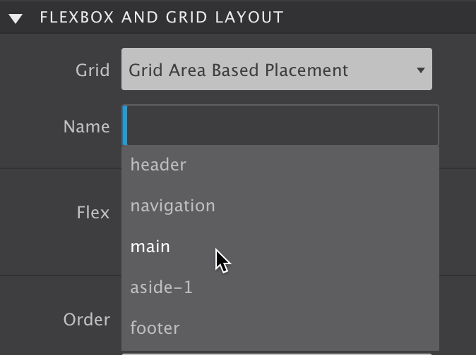 Flexbox and Grid Controls