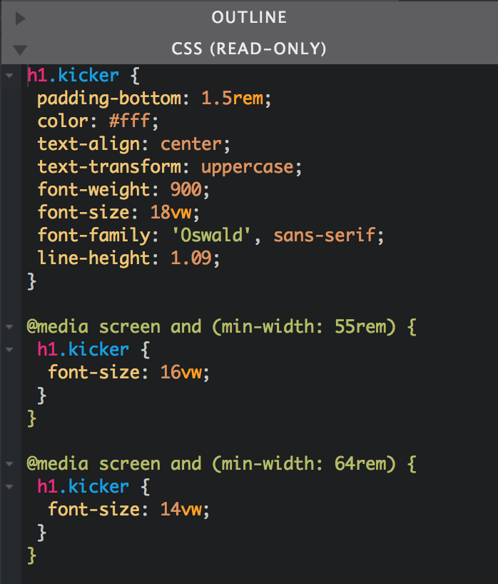 CSS Read View