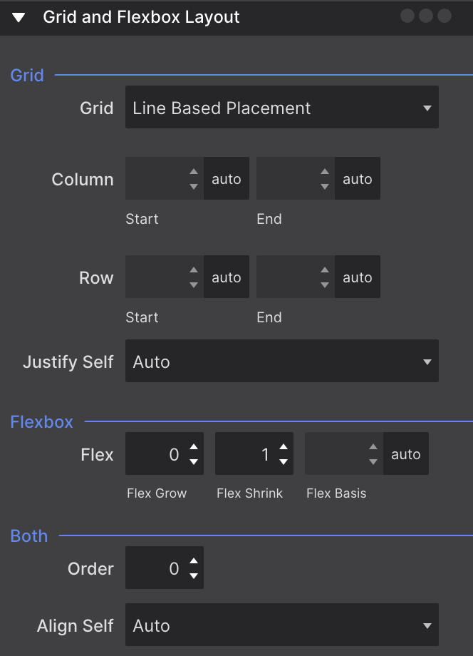 Styles Pane Layout