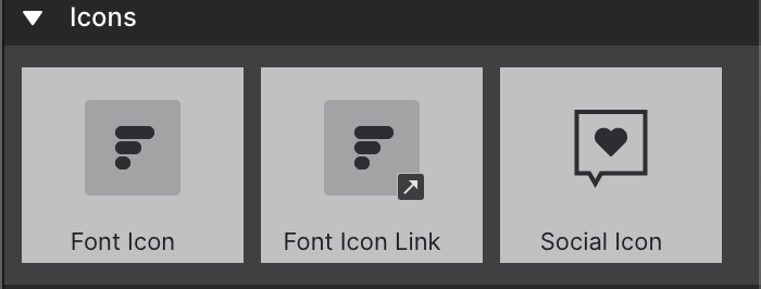 Icon Elements