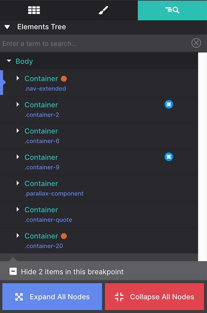 Element Pane