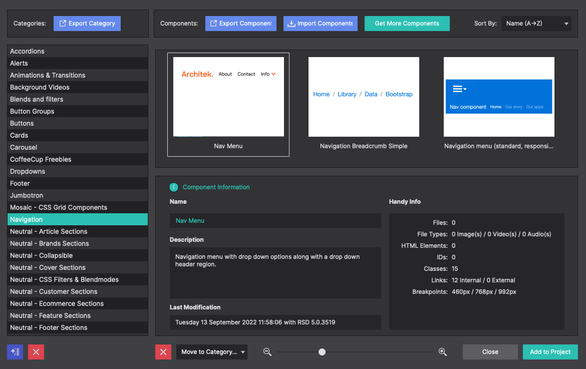 Component Library